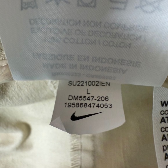 Nike Tech Pack Pants Men Large Beige Utility Cargo Zip Pockets Belted DM5547-206 - Picture 15 of 16